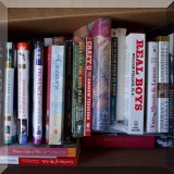 B11. Hardcover books. - $2; Paperback books. - $1